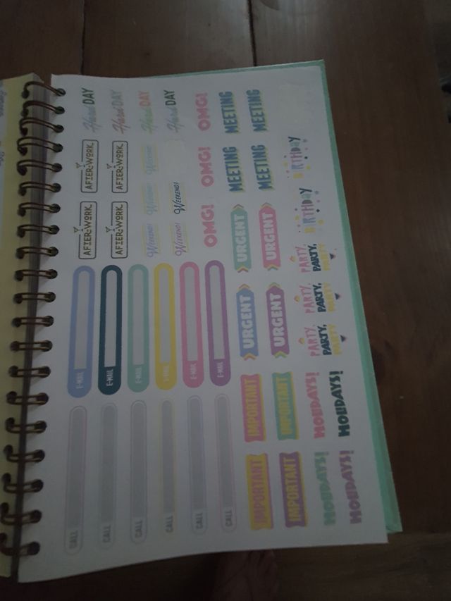 Planificado semanal Mr Wonderful