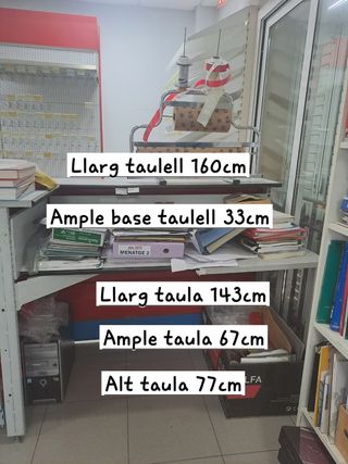 Mostrador cajones ferreteria