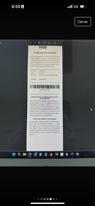 Billetera amarilla Tous