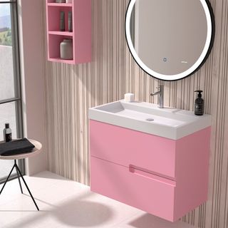 Conjunto mueble de baño lacado modelo Sia