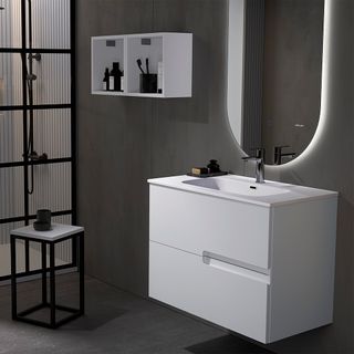 Conjunto mueble de baño lacado modelo Sia