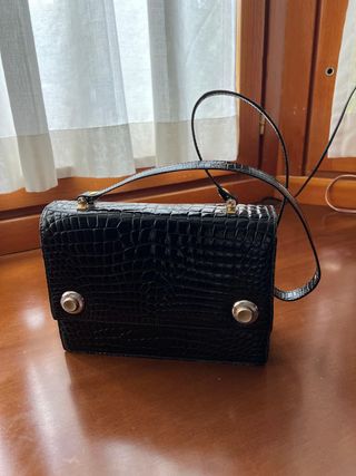 Bolso piel de cocodrilo