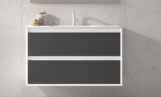 Mueble de bano melamina modelo Zao