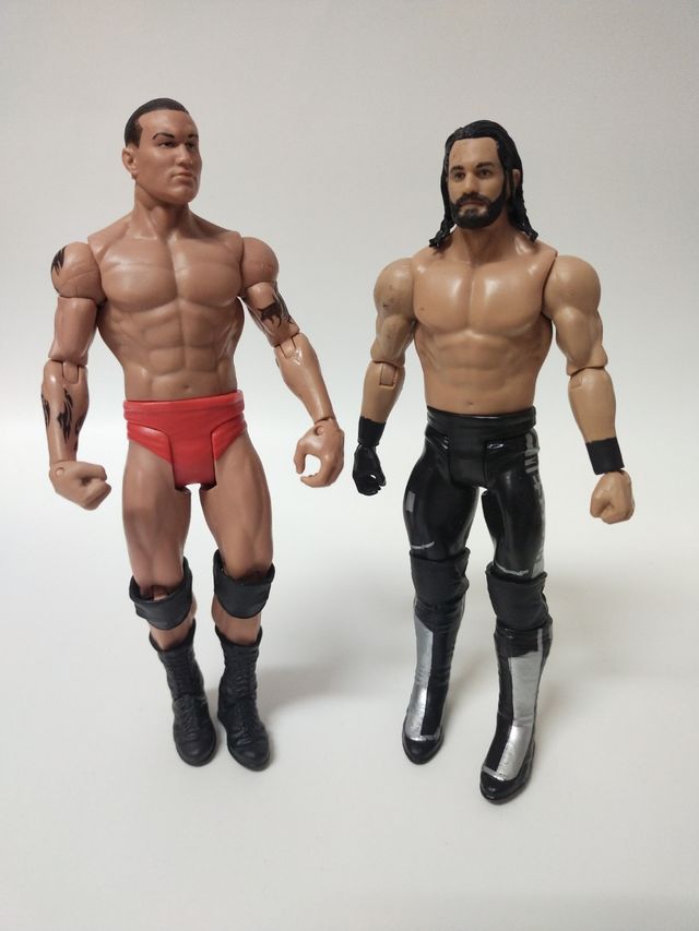 Wwe lotto action figure Orton rollins