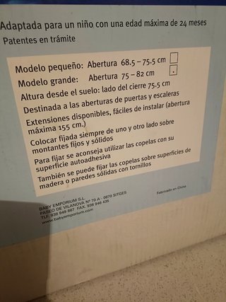 BARRERA DE SEGURIDAD PRESIÓN METÁLICA.