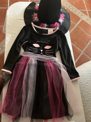 Disfraz de Bruja Felina talla 4