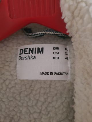 ⭐Cazadora vaquera de borrego Bershka