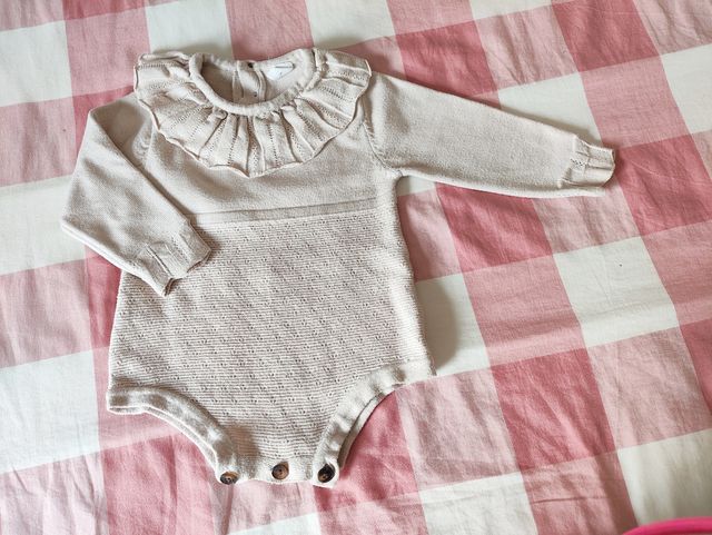 Conjunto de punto bebé T. 6 m