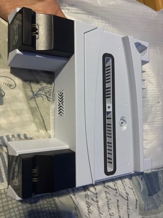 Base ps5 con ventilacion y carga de mando