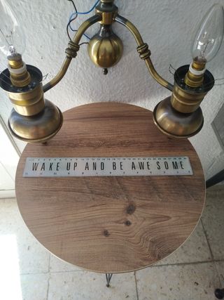 antiguo aplique pared Bronce