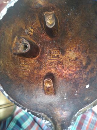 antiguo aplique pared Bronce