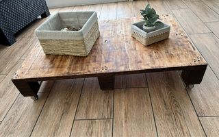 Mesa de Palet con ruedas