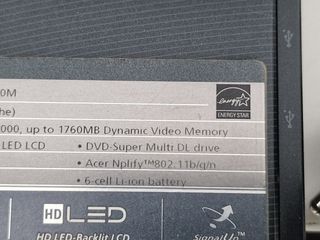 Portátil acer travelmate 5760