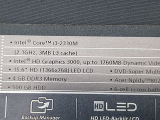 Portátil acer travelmate 5760