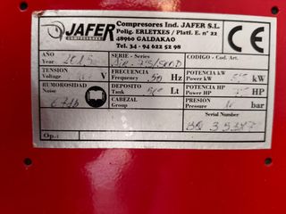 Compresor Jafer industrial (tornillo)