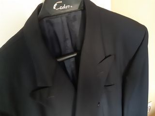 Chaqueta americana azul marino 100% Lana talla 52