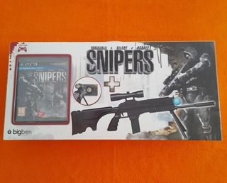 Oferta"NUEVO"Juego Snipers PS3+fusil