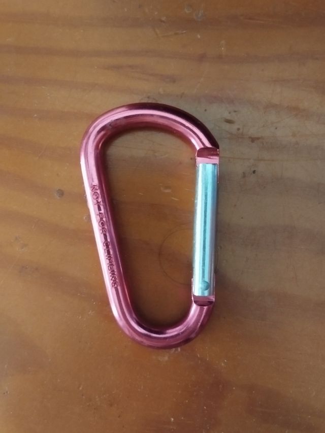 Llavero mosquetón, unisex nuevo