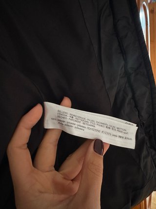 Chaqueta acolchada tricolor de Zara - Talla L