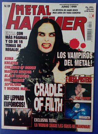 METAL HAMMER revista 1999