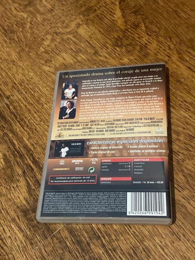 DVD Pena de muerte