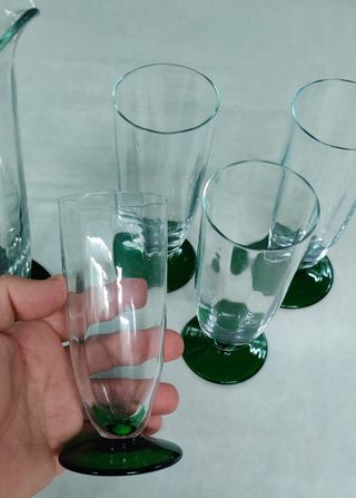 Set da cocktail 6 pz. in cristallo made in Italy