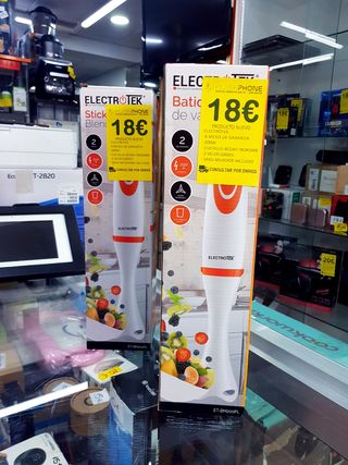 Batidora de mano minipimer elctrotek