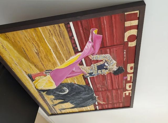 Cuadro pintado al oleo del torero JOSE TOMAS