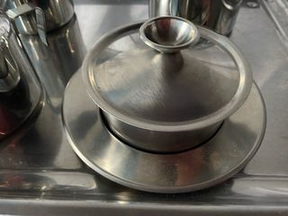 Conjunto inox cafe e cha