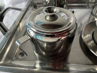 Conjunto inox cafe e cha