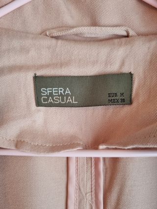 Chaqueta rosa palo SFERA