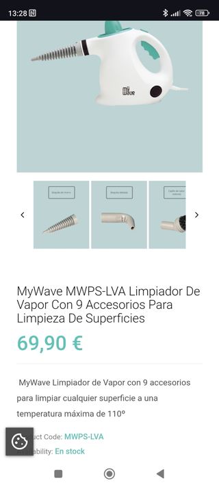 Limpiador a vapor