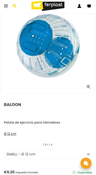 Jaula hámster Ferplast + complementos