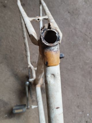 Bicicleta antigua cuadro frenos de varilla