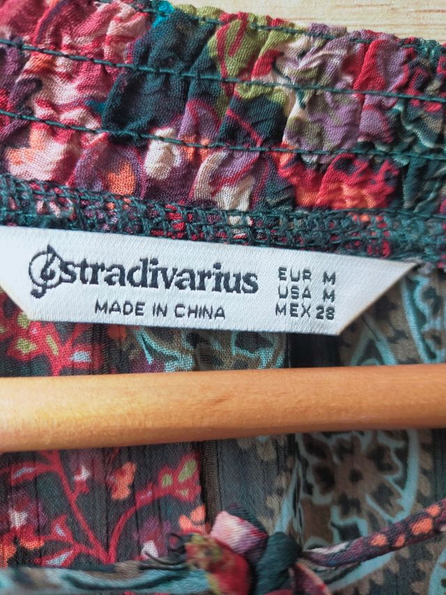 Vestido estampado flojo