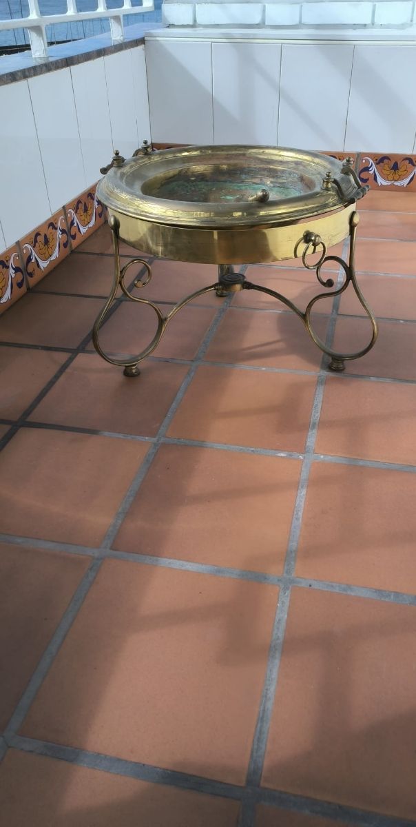Brasero de bronce