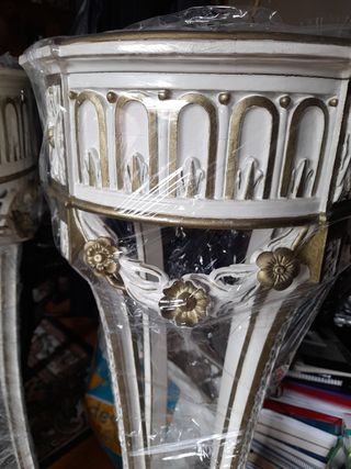 Antiguedad Estante para macetas