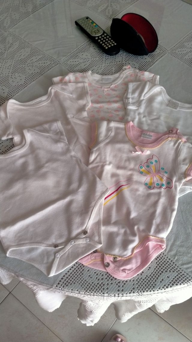 Body mangas corta bebe