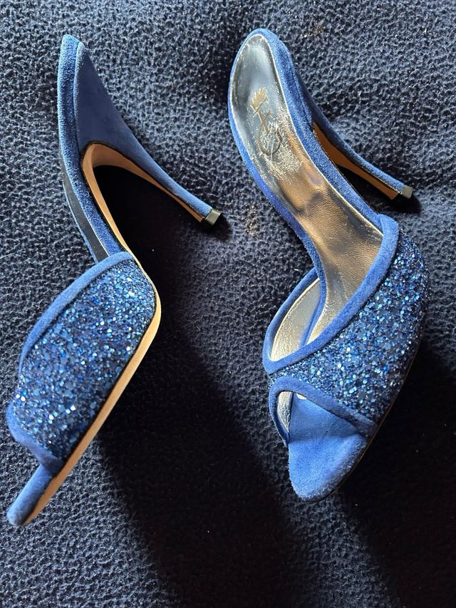 Luxury Shoes “ Filippo Gabriele” sandalo blu