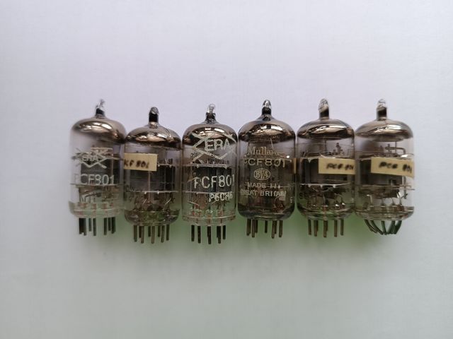 6 válvulas de vacío PCF801