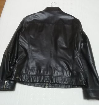 Cazadora cuero mujer. Talla L