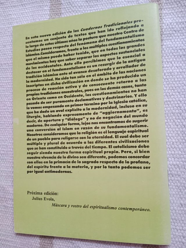 Libro sulla ribellione fondamentalista.