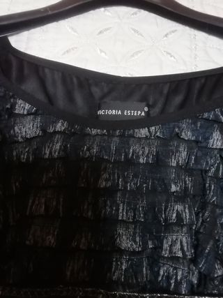 Vestido fiesta de Victoria Estepa. M