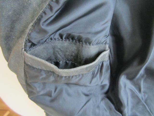 Cazadora Stradivarius de cuero