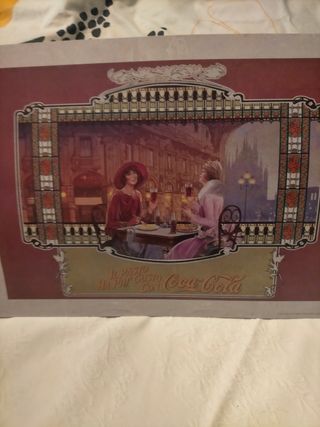 Vintage Set 5 tovagliette Coca Cola