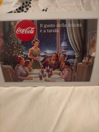 Vintage Set 5 tovagliette Coca Cola