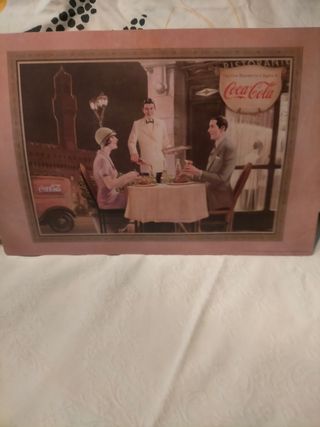 Vintage Set 5 tovagliette Coca Cola