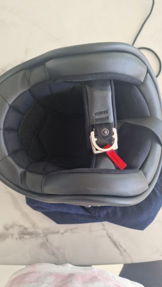 Casco moto DMD nero opaco jet ( S)