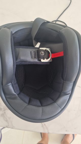 Casco moto DMD nero opaco jet ( S)