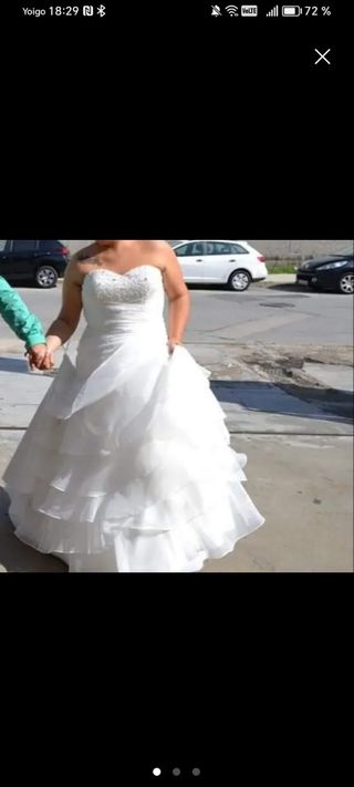 Vestido de novia muy bonito
